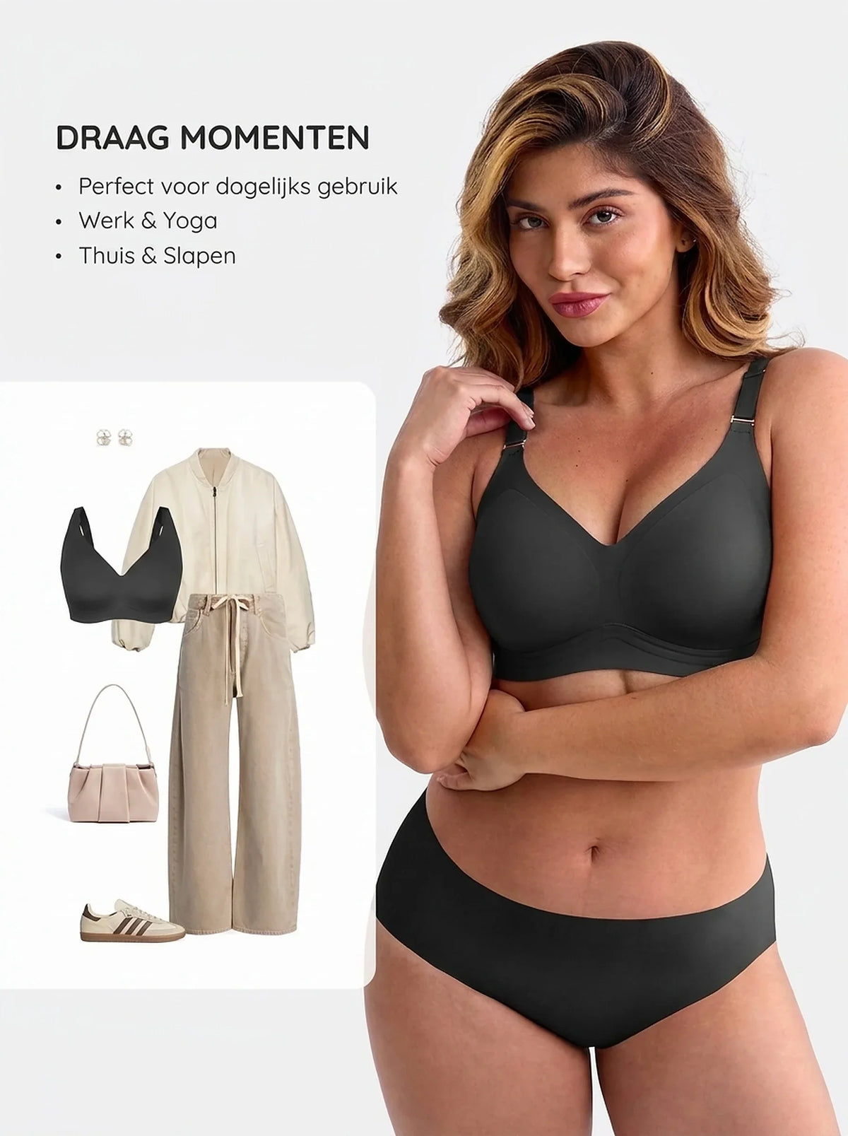 ForgetYourBra MV® Jelly — beige model shot, nahtlos und strak